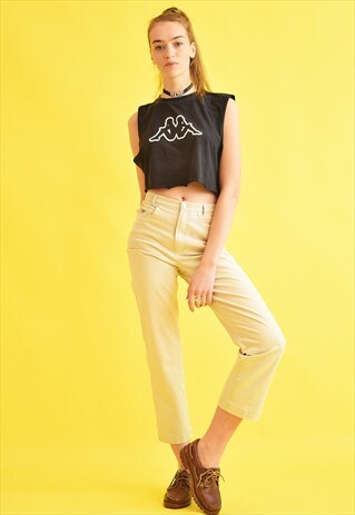 90'S RETRO NEUTRAL HIGH WAIST STRAIGHT DENIM JEANS