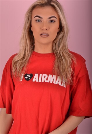 RED NIKE AIR MAX T-SHIRT GBT4264