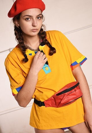 80'S RETRO ATHLEISURE SPORTS FESTIVAL T-SHIRT TEE TOP