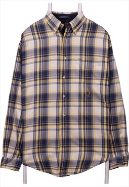 Tommy Hilfiger 90's Long Sleeve Check Button Up Shirt Medium