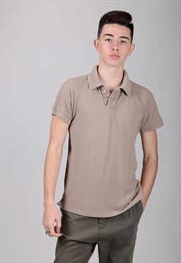 Vintage Light Brown Polo shirt. Size M