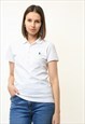 RALPH LAUREN WHITE CLASSIC SHORT SLEEVE POLO TSHIRT M 4739