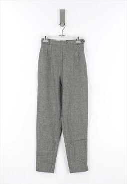Vintage Penny Black Classic Trousers in Grey - 38