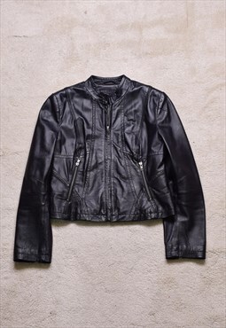 Women's Next Black Leather Petite Jacket