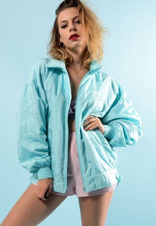 ADIDAS VINTAGE MINT ADIDAS SHELL JACKET