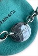 TIFFANY NECKLACE RETURN TO TIFFANY OVAL TAG CHAIN 925 SILVER