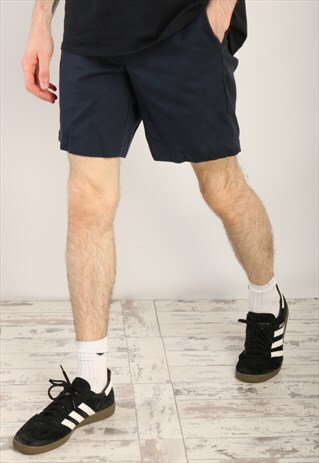 DICKIES FLAT FRONT SHORTS IN NAVY BLUE XZ10