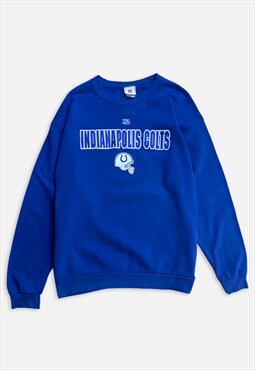 Vintage 90s NFL x Colts Sweatshirt : Blue 