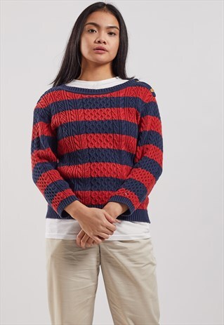VINTAGE TOMMY HILFIGER KNITTED JUMPER