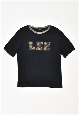 Vintage 90's Lee T-Shirt Top Black