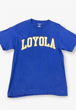 Vintage champion loyola university t-shirt blue m BV17459