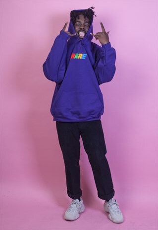 PURPLE RARE OVERSIZED HOODIE