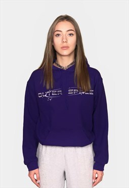 OUTER SPACE hoodie in purple
