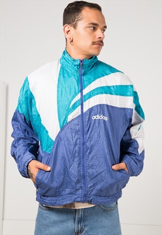 VINTAGE 80S ADIDAS SHELL SPORT JACKET / S1069