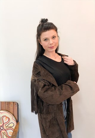 VINTAGE 80'S COUNTRY SUEDE JACKET