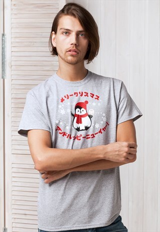 CHRISTMAS XMAS JAPANESE T SHIRT TOP KAWAII CUTE NEW YEAR