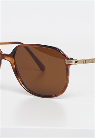 RARE 90'S GUCCI RETRO SQUARE TORTOISE SUNGLASSES