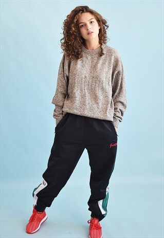 90'S RETRO JAZZY SLOUCHY KNIT OVERSIZED NORMCORE DADS JUMPER