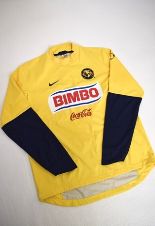 VINTAGE 90S NIKE YELLOW 'BIMBO' SWEATSHIRT