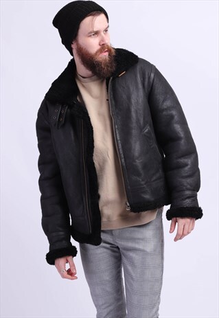 VINTAGE SHEARLING SHEEPSKIN COAT