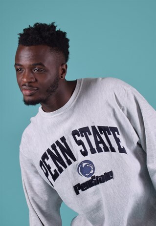 VINTAGE CHAMPION HEATHERED ASH GREY SWEATSHIRT