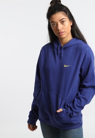 90S NIKE EMBROIDERED LOGO HOODIE