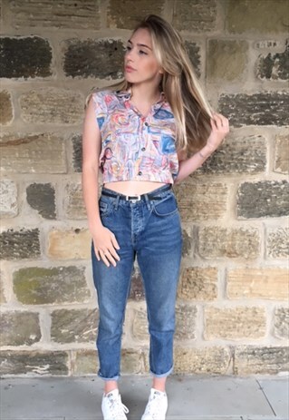VINTAGE REWORKED 90'S Y2K HAWAIIN ATZEK SHIRT