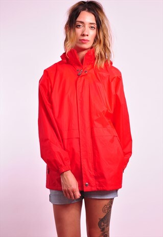 VINTAGE K-WAY WATERPROOF FESTIVAL WINDBREAKER JACKET