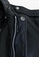 VINTAGE 80S MEN'S SCHOTT BLACK LEATHER PILOT JACKET