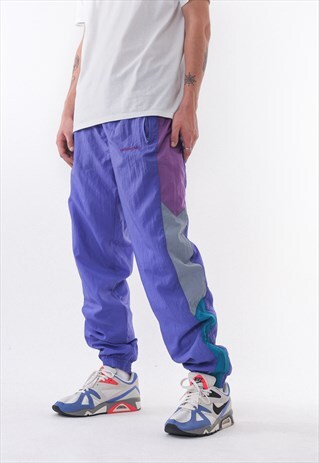 VINTAGE ADIDAS ORIGINALS TRACKSUIT JOGGER PANTS 90S PURPLE