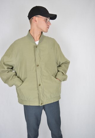 VINTAGE BROWN FESTIVAL BOMBER JACKET