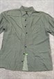 VINTAGE PATTERNED SHIRT MEN'S L