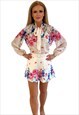 Eva Bow Neck Shorts Set
