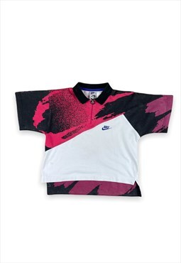 Nike challenge court vintage 90s polo t shirt