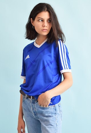 90'S RETRO ADIDAS TRACKSUIT SPORTS T-SHIRT TOP