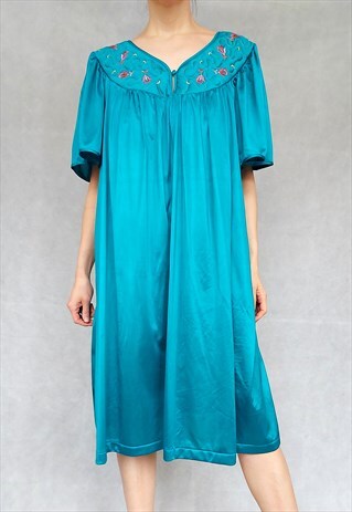 Revival Vanity Fair Nightgown, 60s Sleep Wear, Lounge wear,