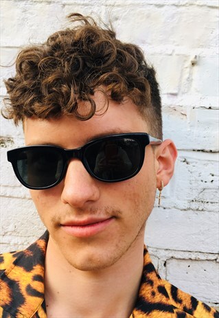 Vintage Black Wayfarer Sunglasses