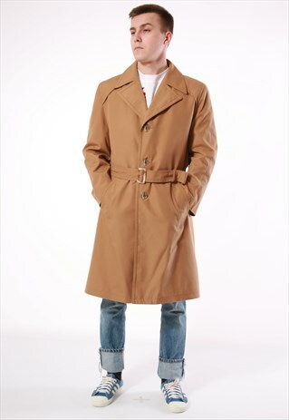 VINTAGE NORD WEST PADDED TRENCH COTTON OLDSCHOOL COAT 13856
