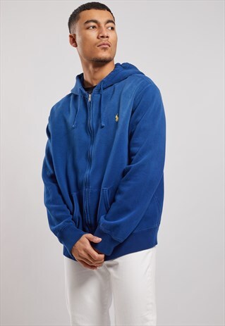 VINTAGE RALPH LAUREN ZIP-UP HOODIE