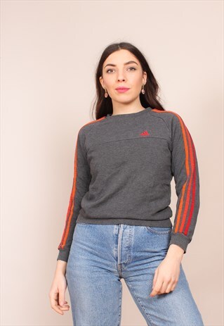 VINTAGE 90S GREY ADIDAS SWEATSHIRT