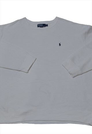 VINTAGE POLO RALPH CREW NECK PULLOVER SWEATSHIRT