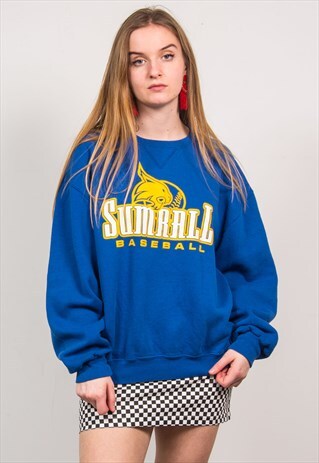 VINTAGE USA COLLEGE BASEBALL SWEATSHIRT