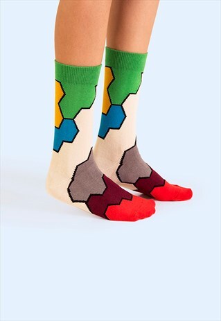 MOLECULE - WOMEN'S CREW SOCKS