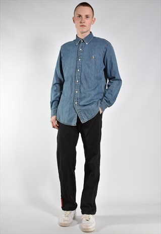VINTAGE POLO RALPH LAUREN DENIM SHIRT