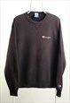 Vintage Champion Crewneck Sweatshirt Black