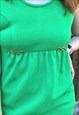 VINTAGE MAXI DRESS 70S 60S GREEN BOHO RETRO