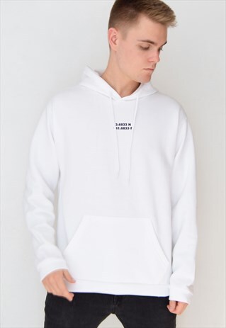 WHITE COORDINATES (NAVY) HOODIE