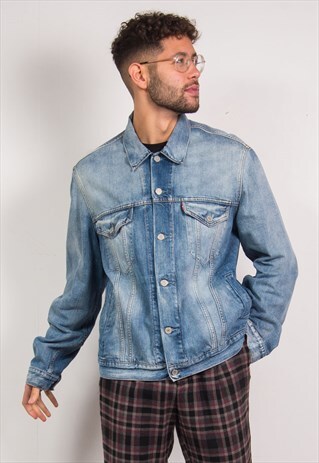LEVIS FADED BLUE DENIM JACKET