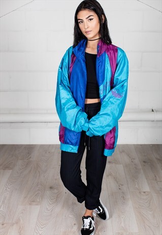 VINTAGE ADIDAS RETRO LOGO MAC UNISEX JACKET