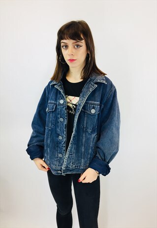 VINTAGE 80S ARMMANI DENIM JACKET